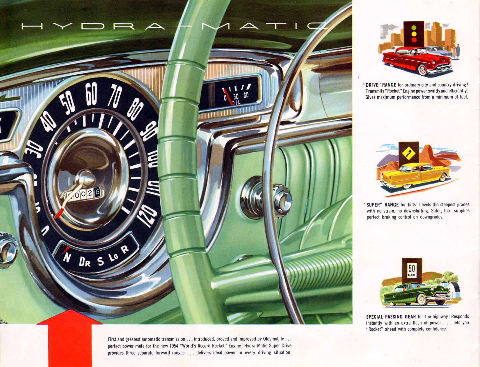 1954 Oldsmobile Motor Cars Brochure Page 7